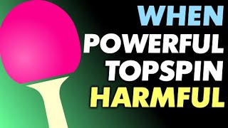 In which situations POWERFUL TOPSPIN is a self-harm