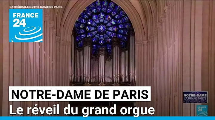 Réouverture de Notre-Dame de Paris : le réveil du grand orgue • FRANCE 24