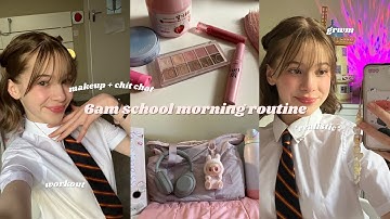 grwm: my 6:00 A.M SCHOOL MORNING ROUTINE🩰 *after EASTER BREAK* || skincare, makeup + more! 🌟