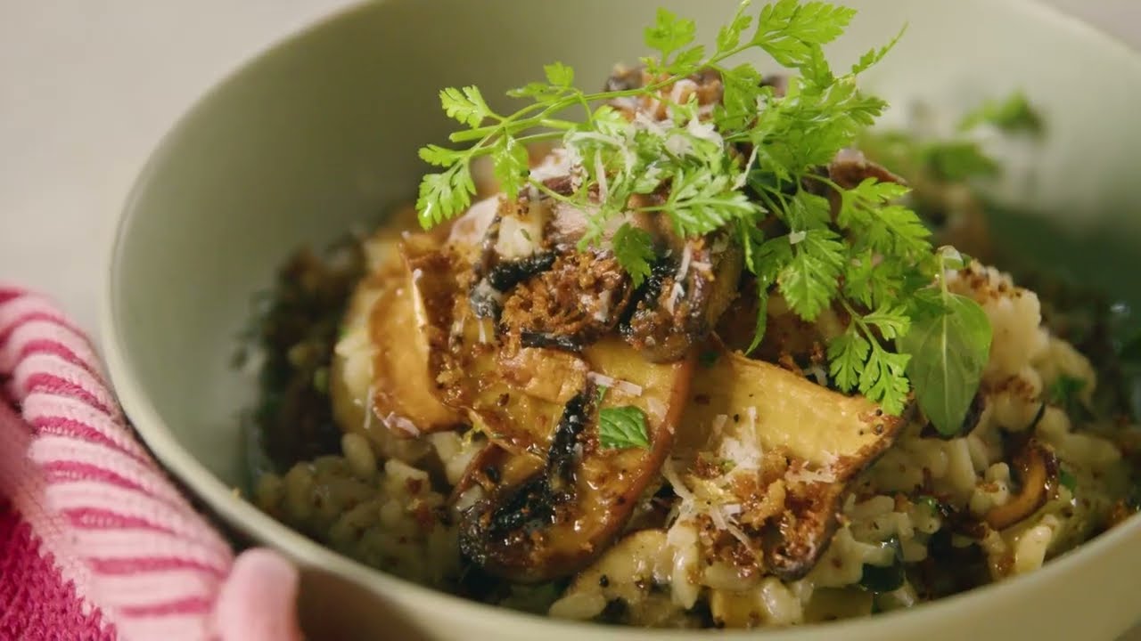 Make It delicious. - Flavours of Australia. Ep 6: Mushroom and Wattleseed Risotto