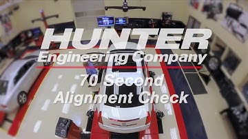 Hunter Hawkeye Elite Wheel Alignment System 70 Second Alignment Drill