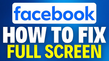 How To Fix Facebook Full Screen (2025)