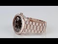 Rolex Personalizado Day-Date 40 en Oro Rosa de 18k Chocolate Dial 228235 - Icehoop