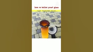 lava vs bullet proof glass #shorts