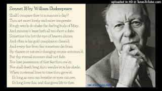 Poetry: Sonnet 18 by William Shakespeare (read by Sir John Gielgud)