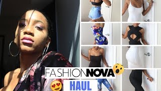 SKINNY GIRL Fashion Nova Try-on Haul (Jumpsuits, dress, romper review) | Annesha Adams