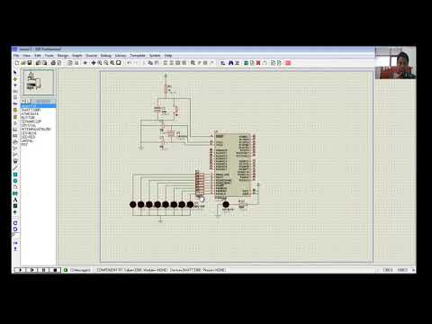 Atmega16 Proteus LED