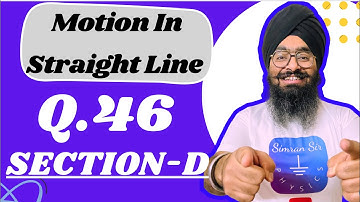 Q.46 A particle is projected from ground at an angle theta with horizontal speed u the ratio of