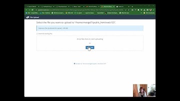 Uploading and publishing zipped files to cpanel