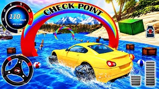 Floating Water Car Driving | Beach Racing Challenge | Android GamePlay screenshot 5