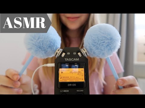 ASMR 💙 Fluffy Pens on TASCAM