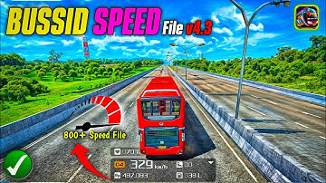 Bussid Speed File 800+ v4.3 For Bus Simulator indonesia  !! Bussid Speed Hack v4.3