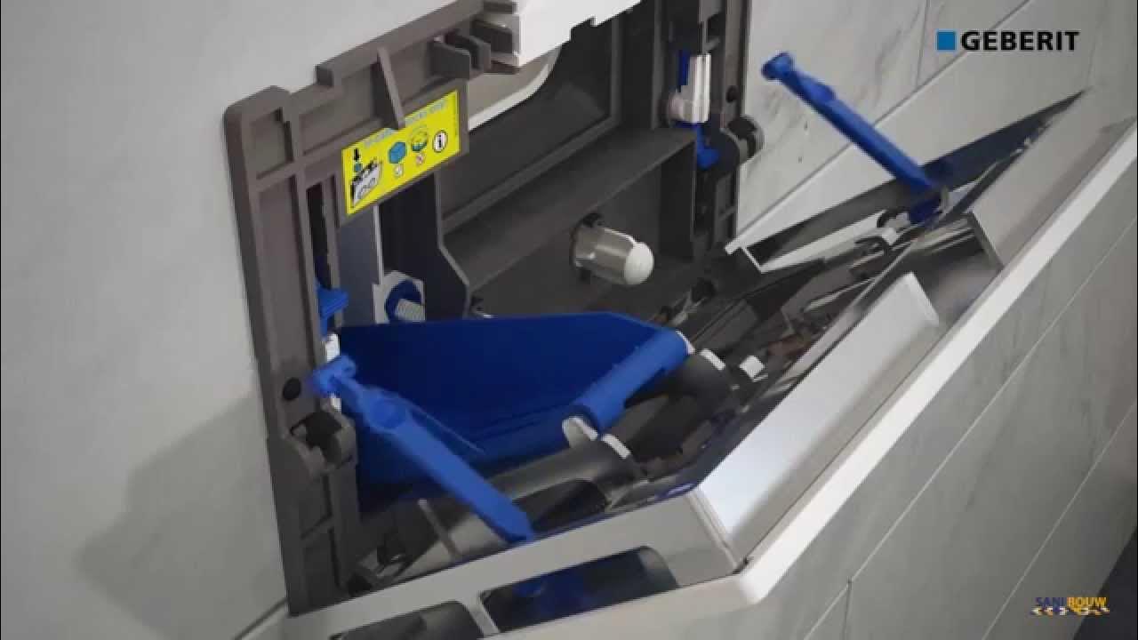 geberit bedieningspaneel verwijderen