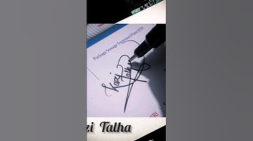 Kazi Talha || Super Cool Autograph #viral #trending #signature #foryou #jp_just_perfect_mazharul