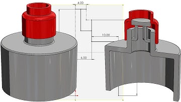 Mechanism 55: nozzle - 3D CAD Tutorial