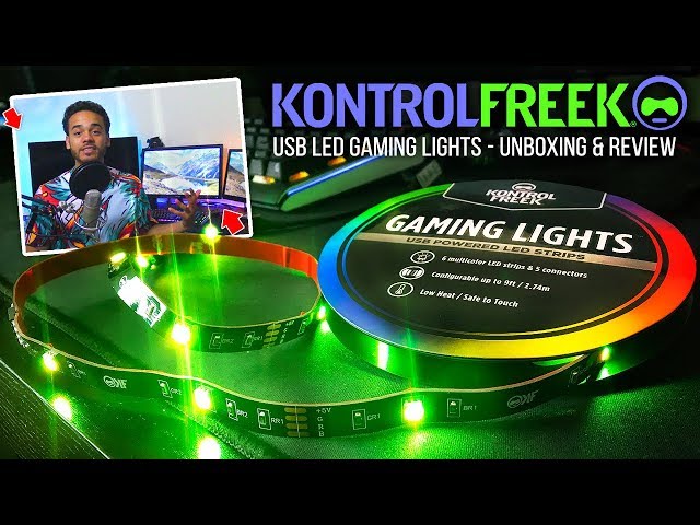 KontrolFreek Gaming Lights™ - USB-Powered LED Light Strips