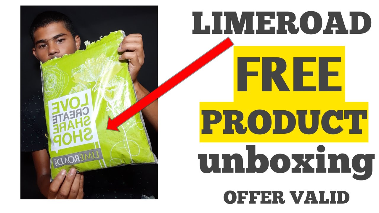 Limeroad free product unboxing and offer vaid YouTube