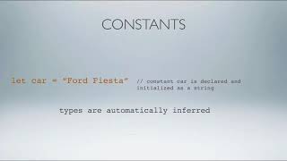 8 Constants and variables