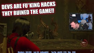 DSP Goes Insanely Rabid Insulting Devs Over Not Being Able to Beat Final Boss & Finish RE4 DLC Net Worth