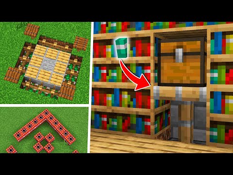 КАК СОЗДАТЬ ТАЙНИК В КНИЖНОЙ ПОЛКЕ В МАЙНКРАФТ БЕЗ МОДОВ! ТРОЛЛИНГ ЛОВУШКА ТУТОРИАЛ