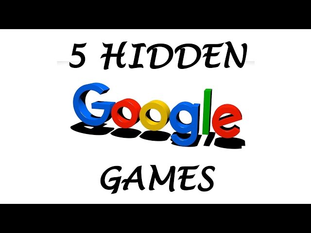 Top 5 Hidden/Secret Games in Google, Play Games in Google Chrome, In  Hindi/Urdu