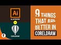 [HINDI] 9 things that are better in CorelDraw as compare to Illustrator