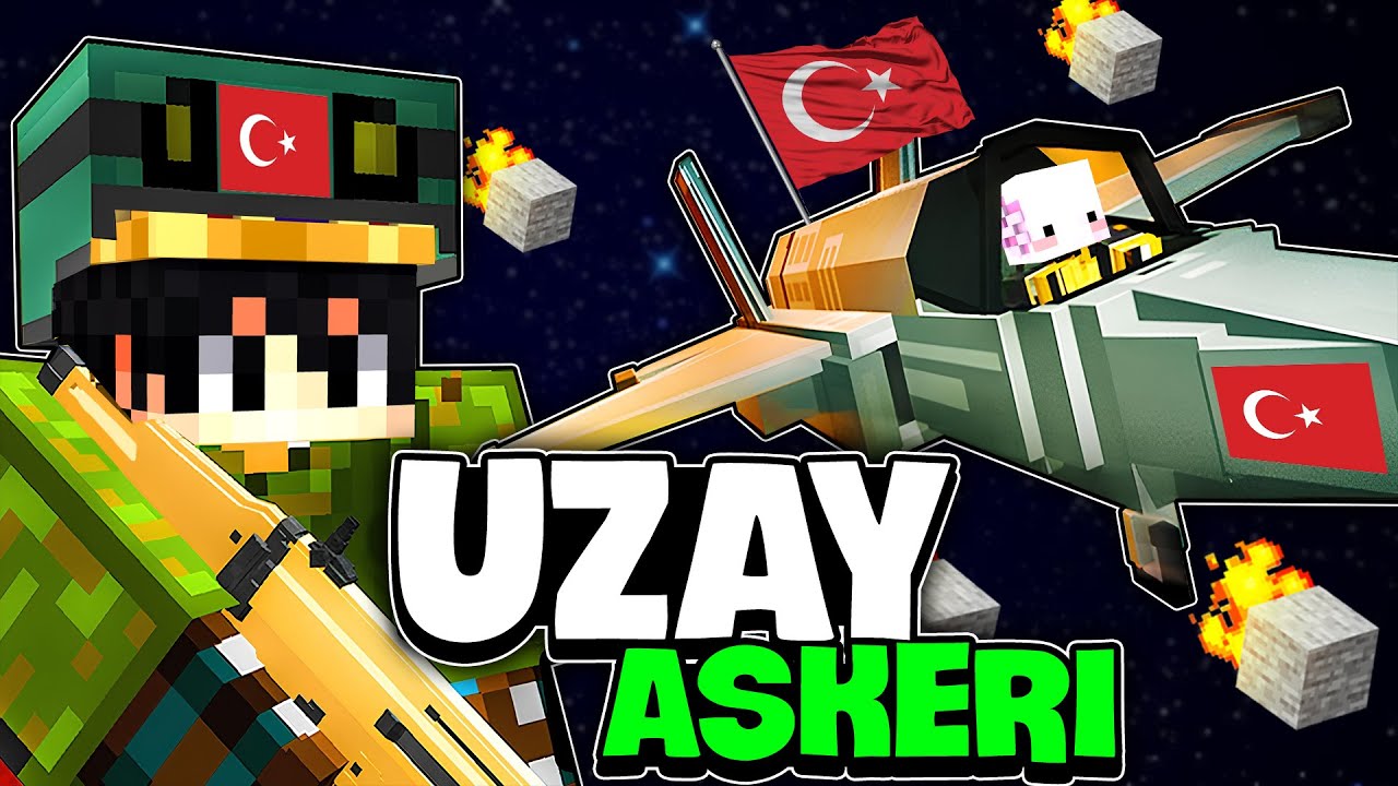 TÜRK UZAY ASKERİ OLDUK! - Minecraft