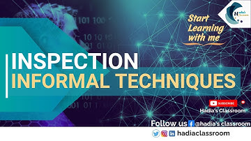 Inspection Informal Techniques | Tutorial 23 (Urdu/Hindi) | Software Quality Engineering