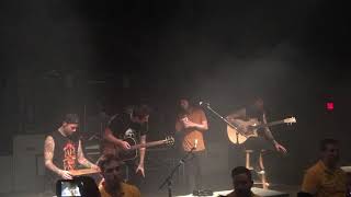 Pierce The Veil kissing In Cars acoustic  Charlottenc 1052016