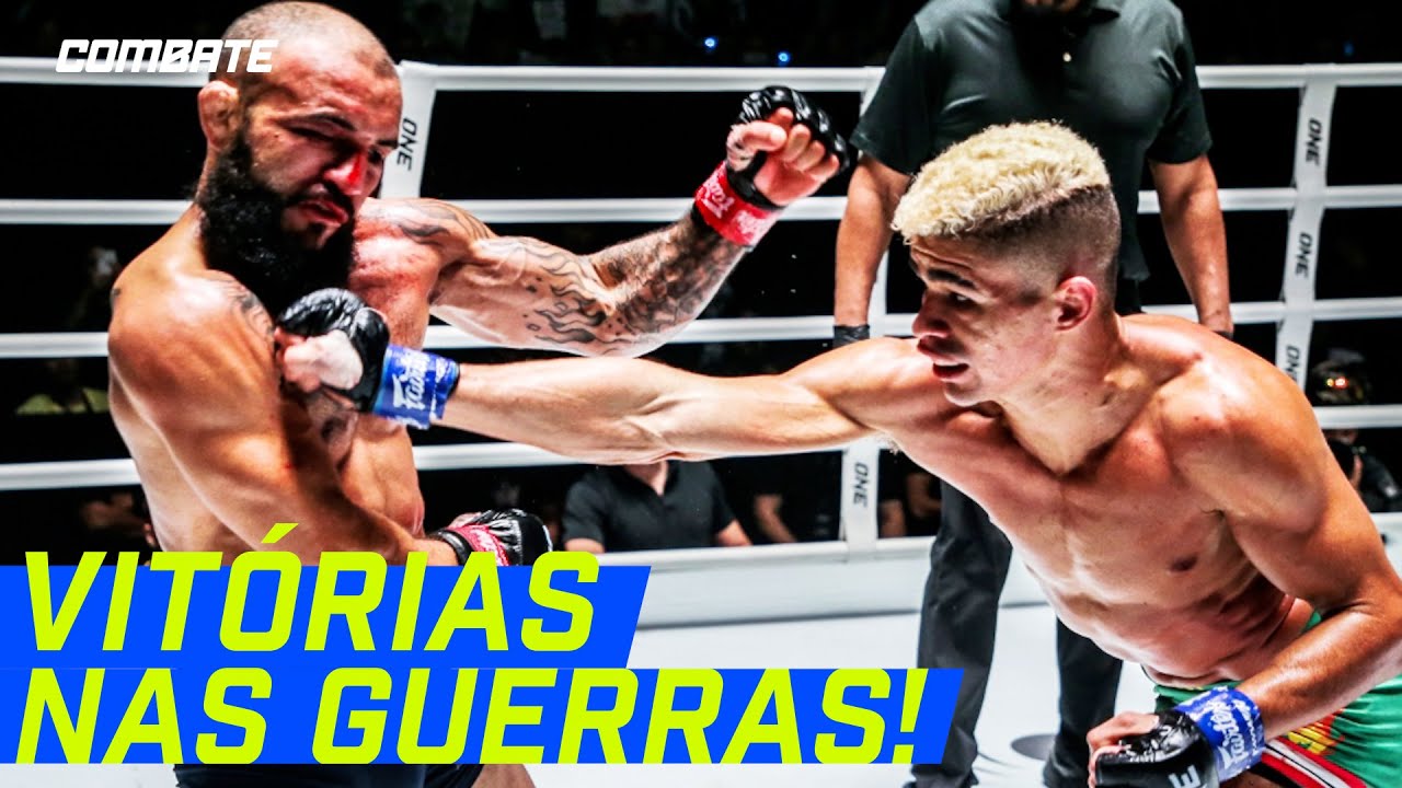 FABRICIO ANDRADE DÁ SHOW DE AGRESSIVIDADE E NOCAUTES NO ONE | TOP 5 | Combate.globo