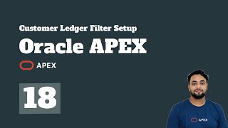 Oracle APEX - Customer Ledger Filter Setup