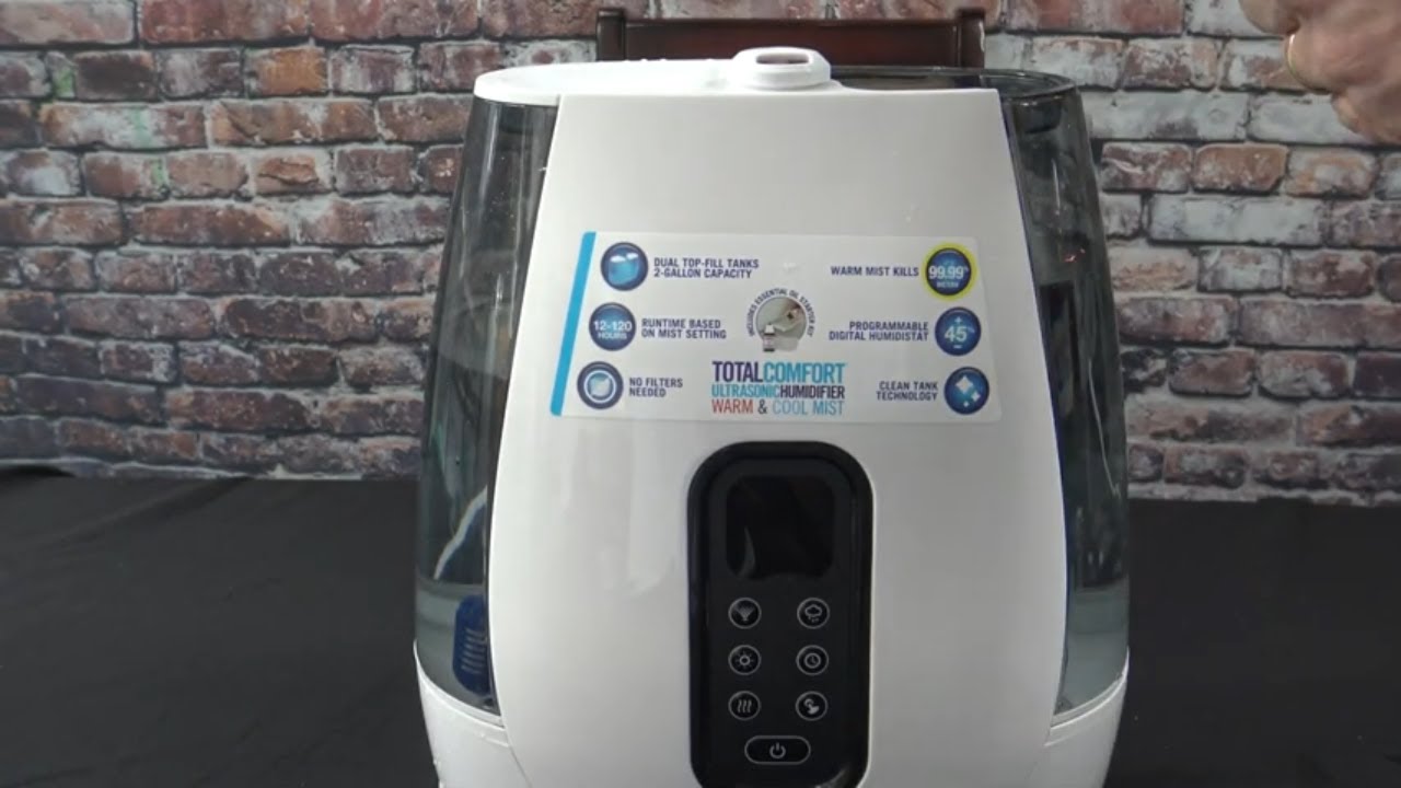 Costco Homedics Ultrasonic Humidifier Step By Step Cleaning Process