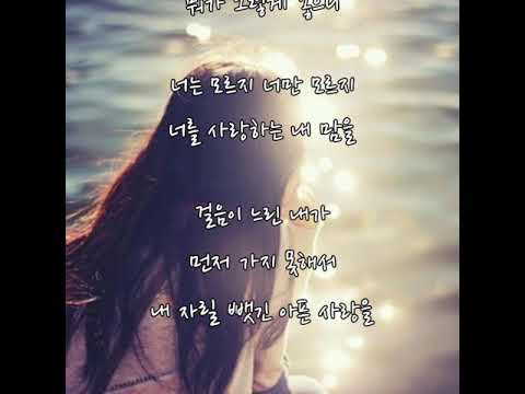 그녀를 사랑해줘요-하동균