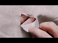 The easiest way to sew a hole on the jilbab without leaving a trace and in a beautiful way