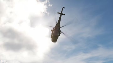 DCS World : Mi-8 Helicopter    -  A school example of a loop. View from the cockpit.   # 594