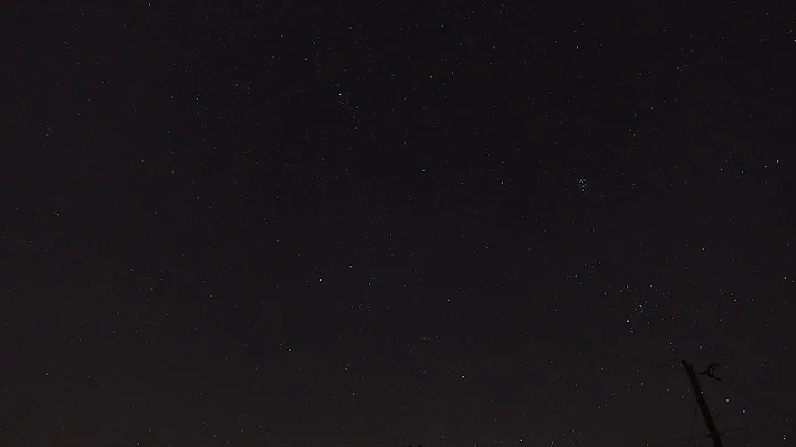 Time Lapse of the Perseid Meteor Shower - August 13, 2015