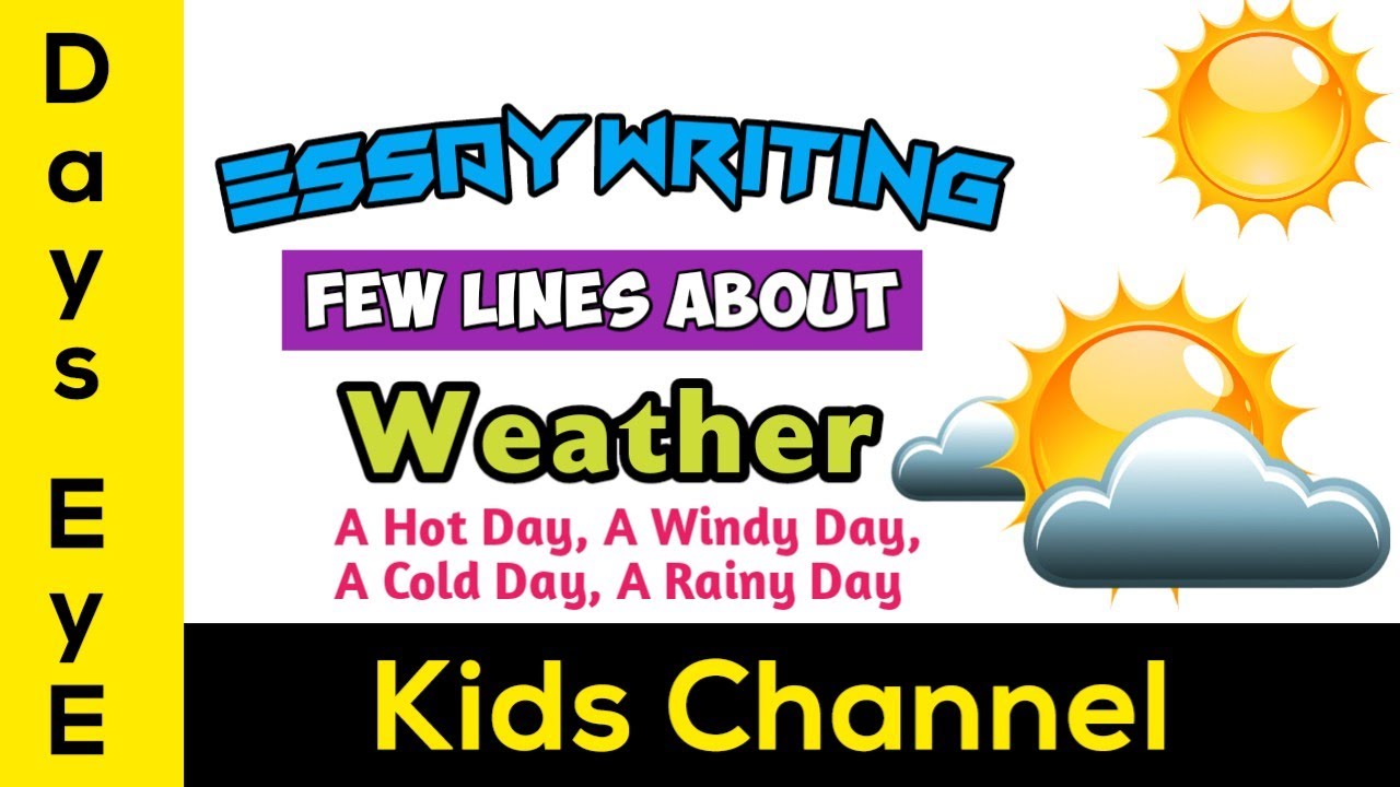essay on weather report