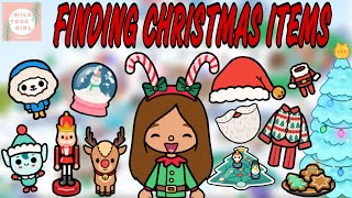FINDING CHRISTMAS ITEMS 🎄❄️🎅 TOCA LIFE WORLD 🌎 screenshot 2
