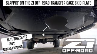Z1 Off-Road Transfer Case Skid Plate: Off-Road Must-Have for Nissan Frontiers!