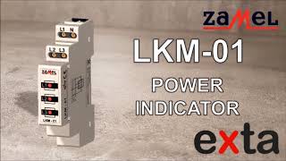 POWER SUPPLY INDICATOR 230V/400V 3XLED RED TN TYPE: LKM-01-10 EXTA ZAMEL