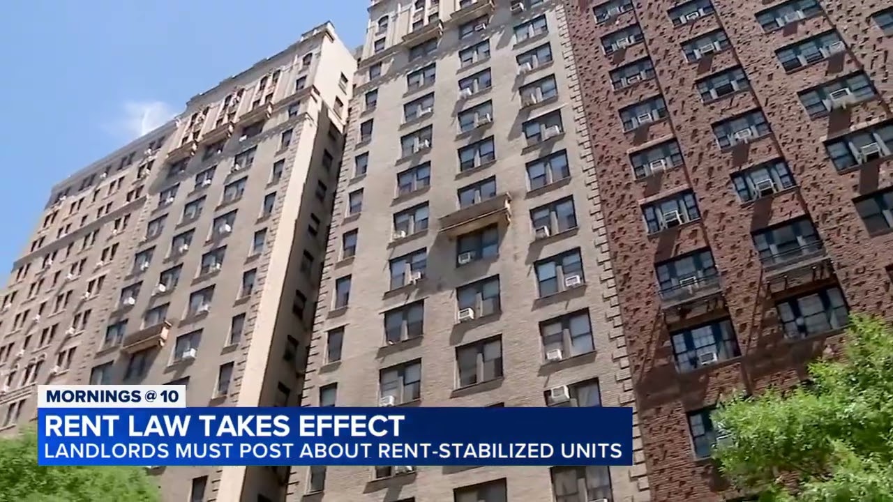 NYC landlords now required to inform tenants of rent-stabilized apartments in buildings