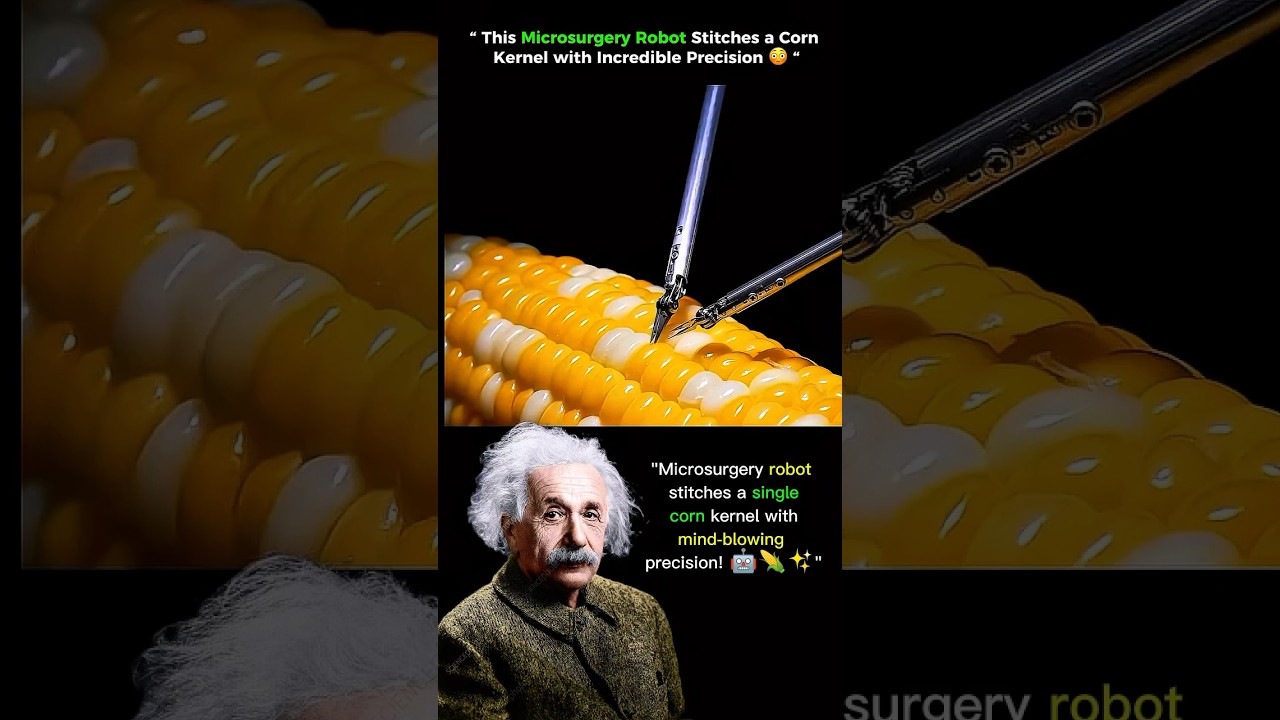 "Robot Stitches a CORN Kernel?! 😱🤖🌽" /# choronosince