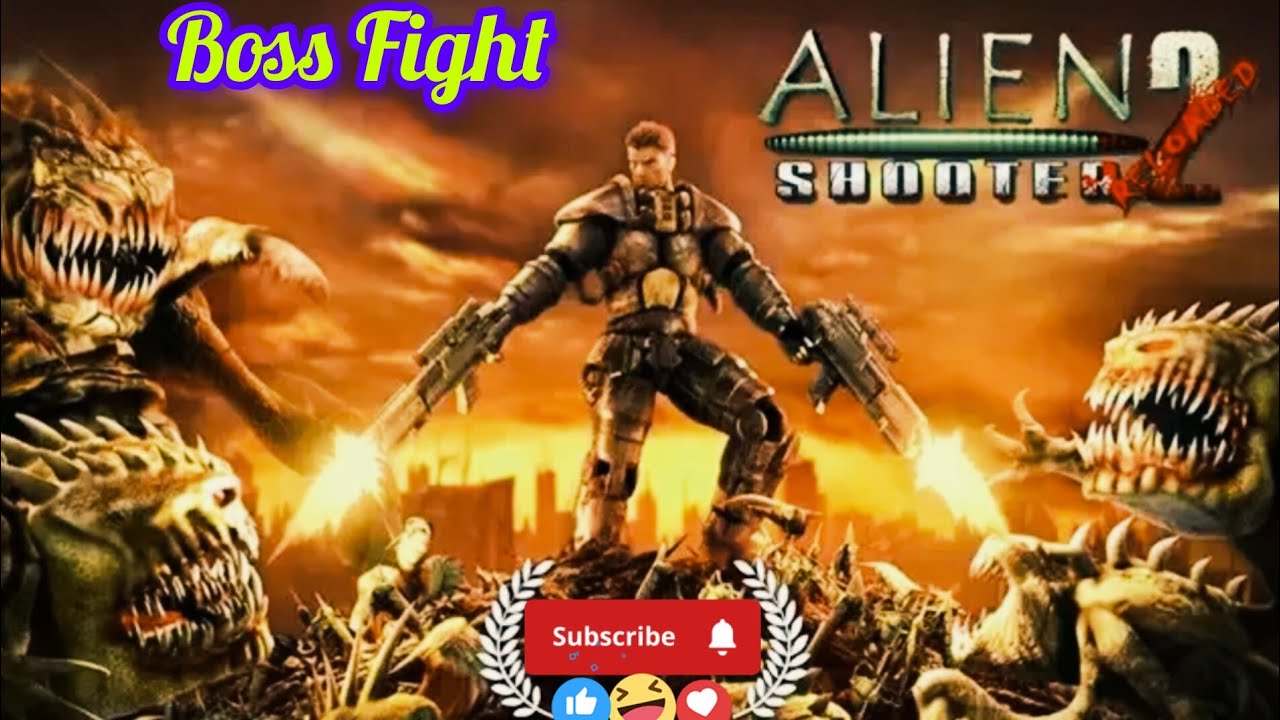 alien shooter | alien shooter 2 gameplay | Boss kill - YouTube