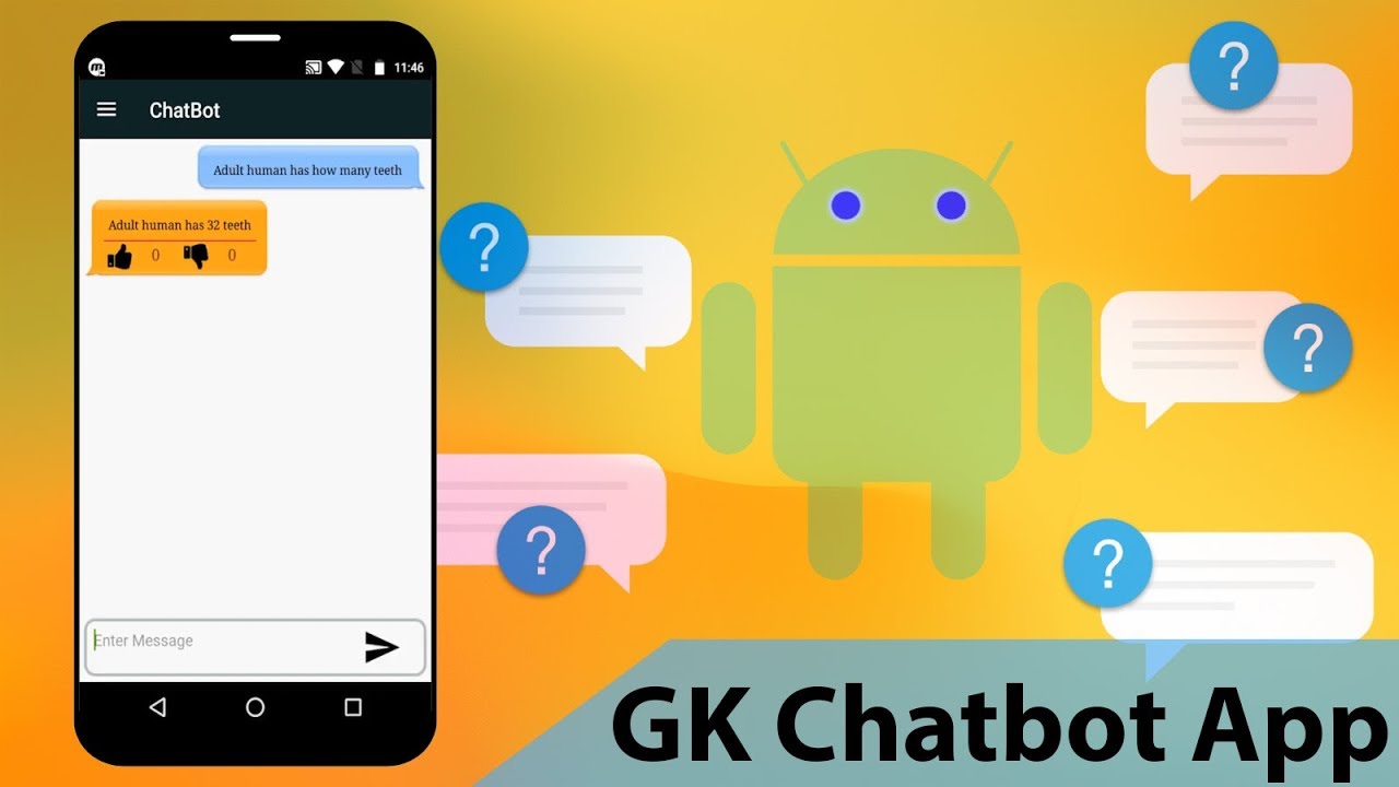 Android GK Chatbot App Project - YouTube