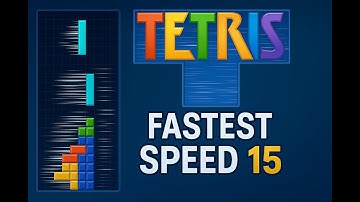 Tetris Top Speed 15 Stacking - Survival #tetris