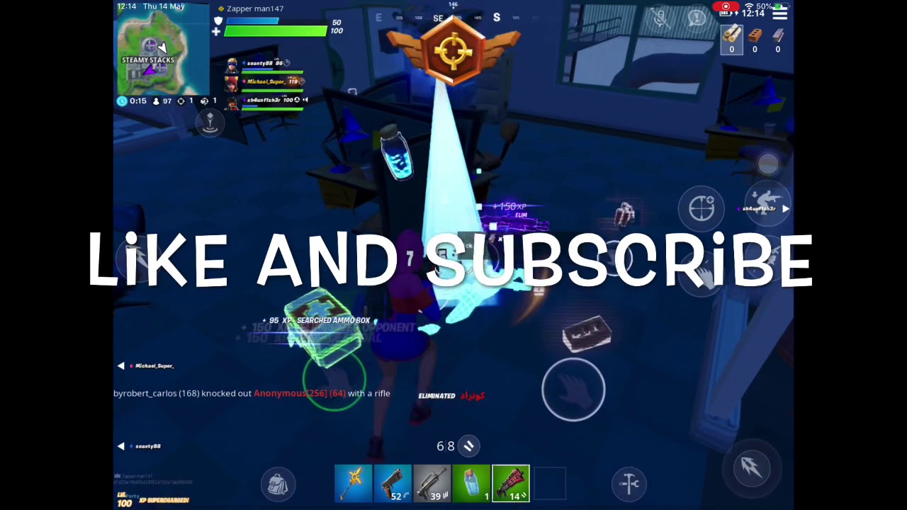 Fortnite mobile (using auto shoot) YouTube