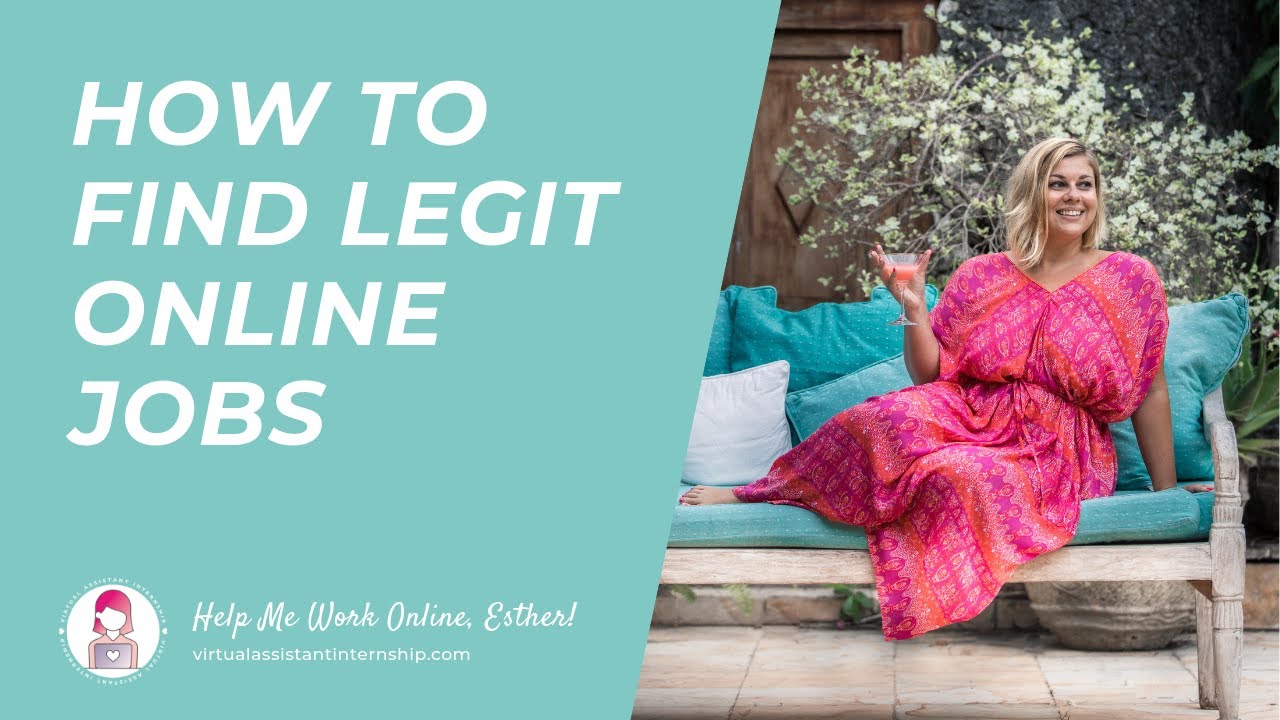How to Find Legit Online Jobs - YouTube