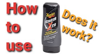 Meguiars Scratch X 2.0 - Does it work? 