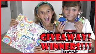 giveaway winners!!! | we are the davises