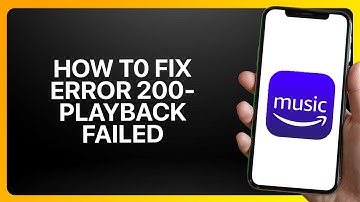 How To Fix Error 200-Playback Failed in Amazon Music 2025! Tutorial